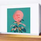 Flower noir Wall Mural Gallery Image 2