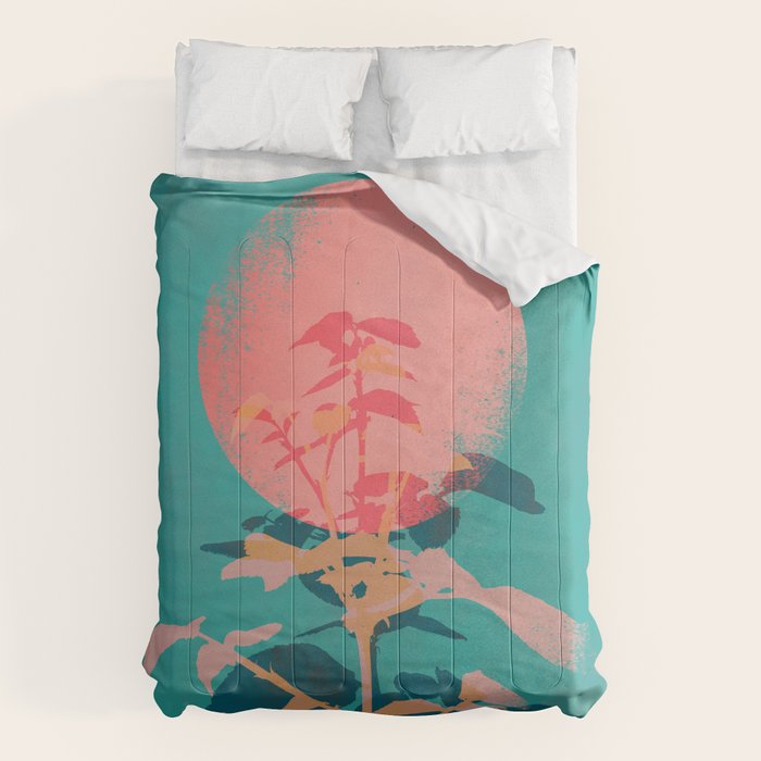 Flower noir Comforter Gallery Image 1