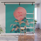 Flower noir Wall Mural Gallery Image 1