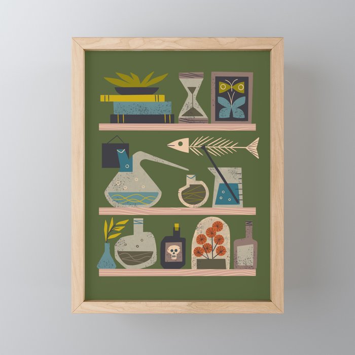 Laboratory Shelves Mini Art Print Gallery Image 1