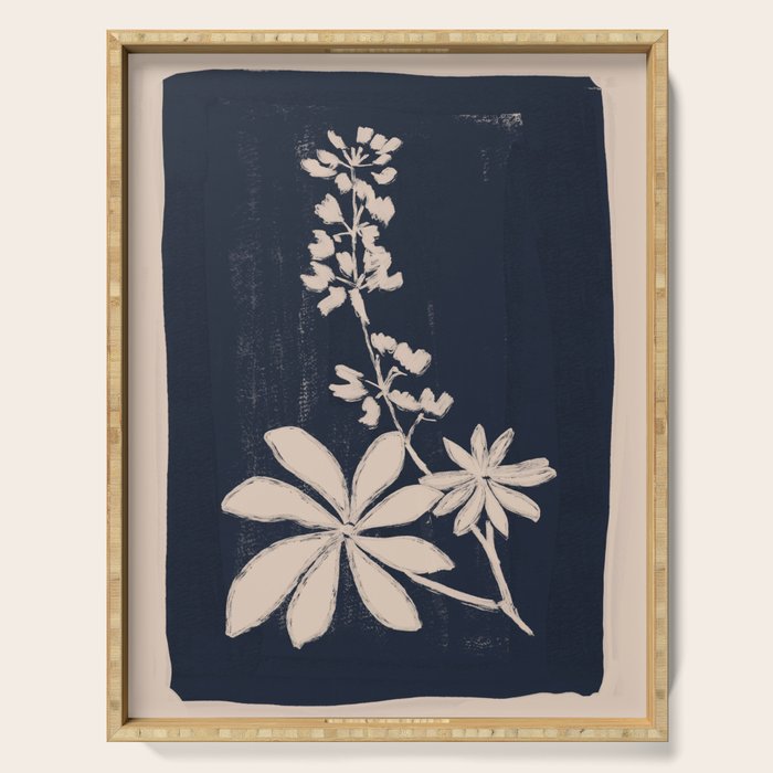 minimal plant 19 Serving Tray Gallery Image 1