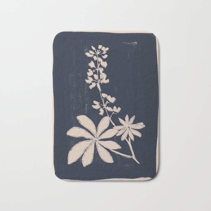 minimal plant 19 Bath Mat Gallery Image 1