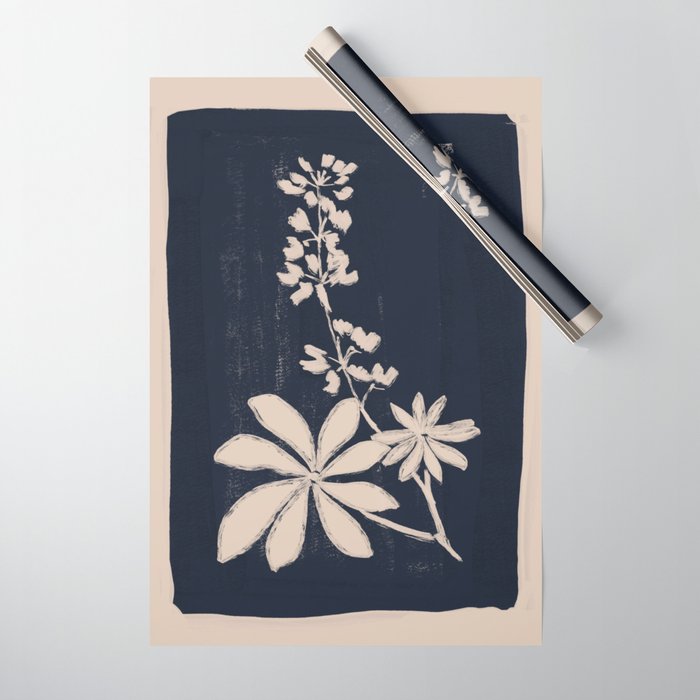minimal plant 19 Wrapping Paper Gallery Image 1
