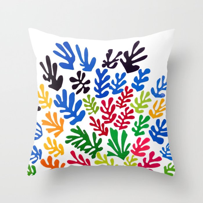 Henri Matisse - The Sheaf (La Gerbe) Throw Pillow Gallery Image 6