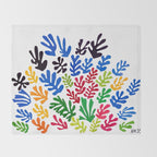 Henri Matisse - The Sheaf (La Gerbe) Throw Blanket Gallery Image 2