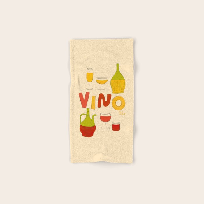 Vino Italian Wine Bath Towel Gallery Image 1