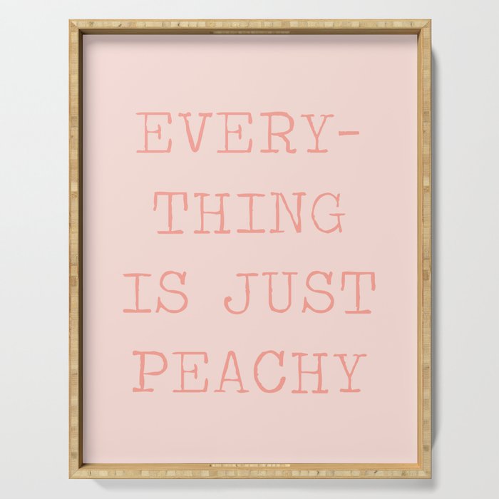Just Peachy Serving Tray Gallery Image 1