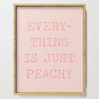 Just Peachy Serving Tray Gallery Image 1