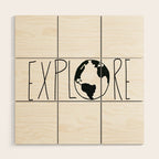 Explore the Globe x BW Wood Wall Art Gallery Image 1