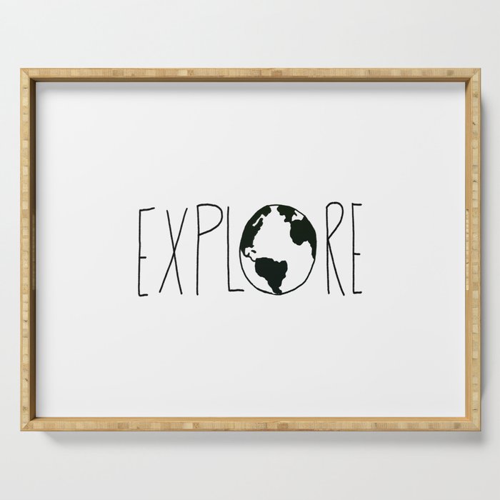 Explore the Globe x BW Serving Tray Gallery Image 1