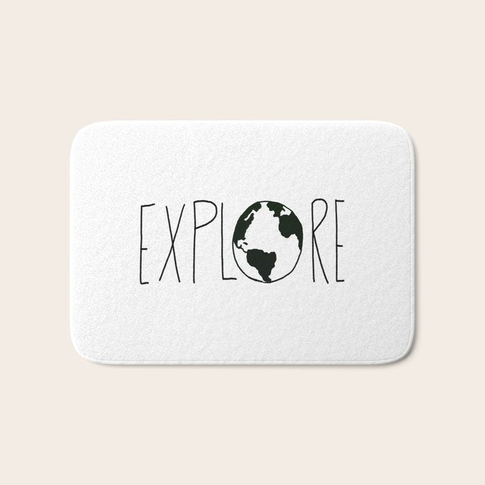 Explore the Globe x BW Bath Mat Gallery Image 1
