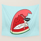 Watermelon Surf Wall Tapestry Gallery Image 4