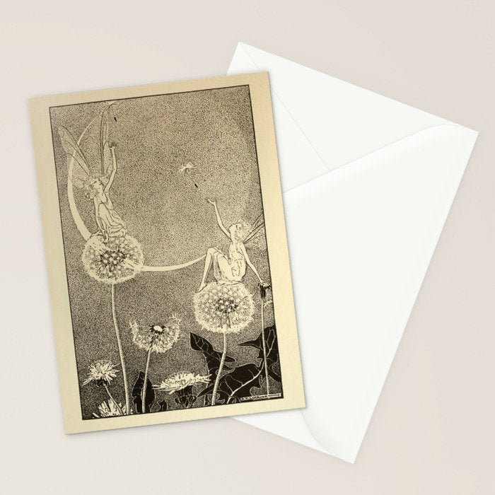 Art by Dorothy Lathrop for "Down-Adown-Derry" by Walter de la Mare (1922) Stationery Card Gallery Image 2