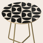 Half Moons in Black + Cream Side Table Gallery Image 2