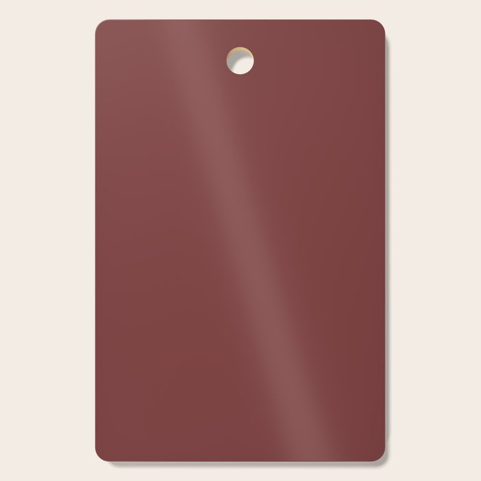 Earthy Brick Red Solid Color Cutting Board Gallery Image 1