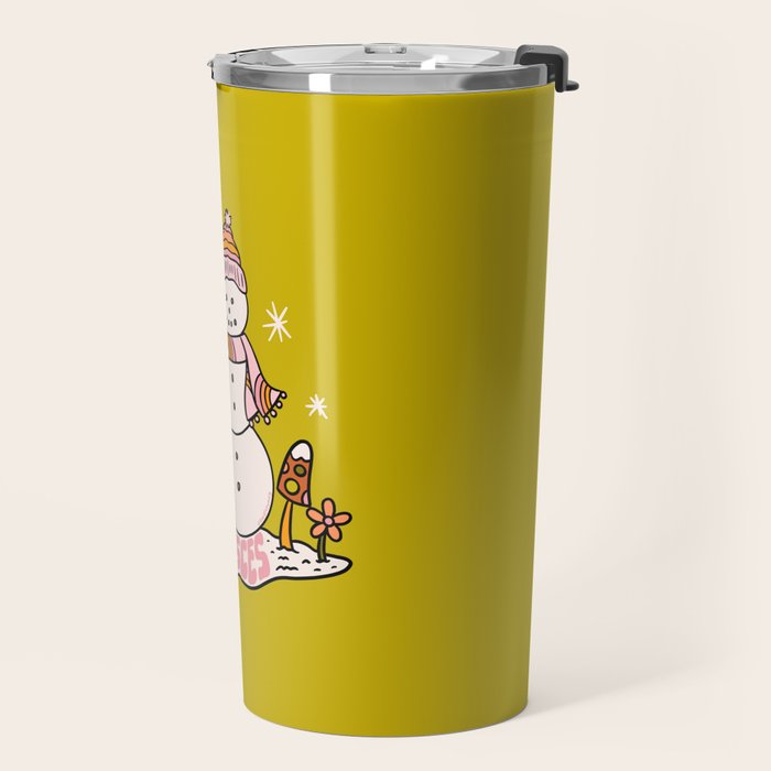 Pisces Snowman Travel Mug Gallery Image 2