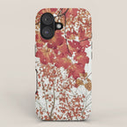 Scarlet x autumn maple tree nature abstract photograph iPhone Case Gallery Image 1