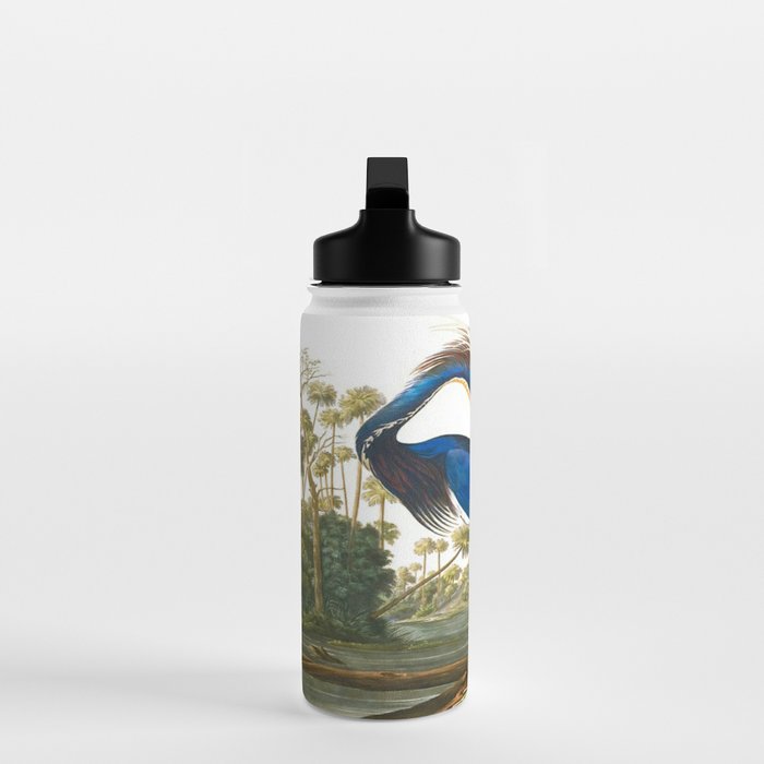 John James Audubon - Louisiana Heron Water Bottle Gallery Image 3