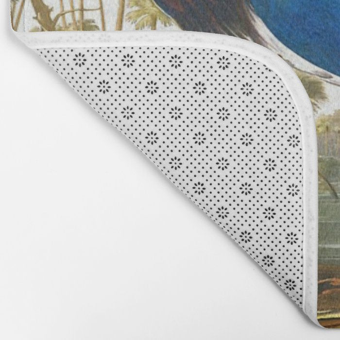 John James Audubon - Louisiana Heron Bath Mat Gallery Image 2