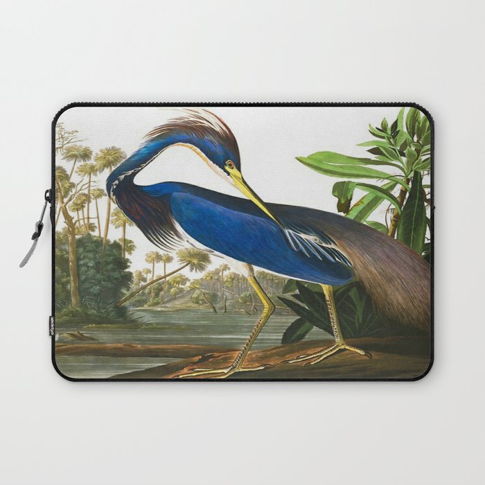 John James Audubon - Louisiana Heron Laptop Sleeve Gallery Image 1