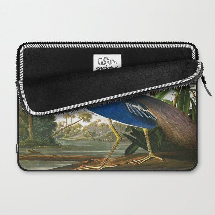 John James Audubon - Louisiana Heron Laptop Sleeve Gallery Image 2