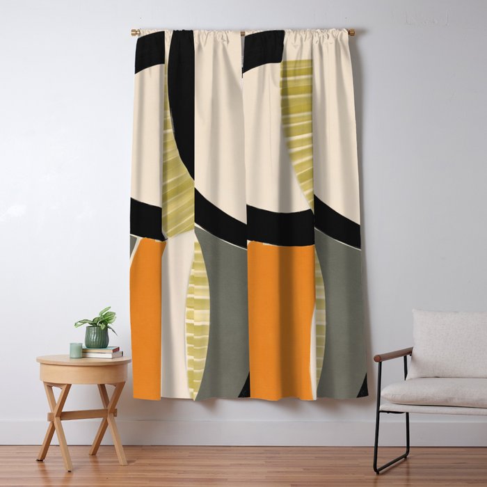 Stripes and Shapes II Window Curtain Gallery Image 5