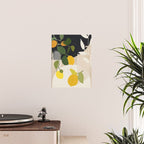 Lemon Abstract Art Poster Gallery Image 2
