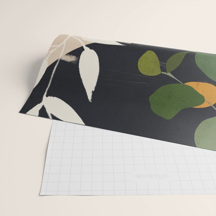 Lemon Abstract Art Wrapping Paper Gallery Image 2