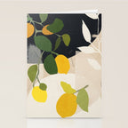 Lemon Abstract Art Stationery Card Gallery Image 2