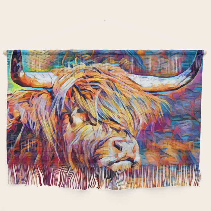 Highland Cow 6 Wall Hanging Gallery Image 1