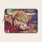 Highland Cow 6 Laptop Sleeve Gallery Image 1