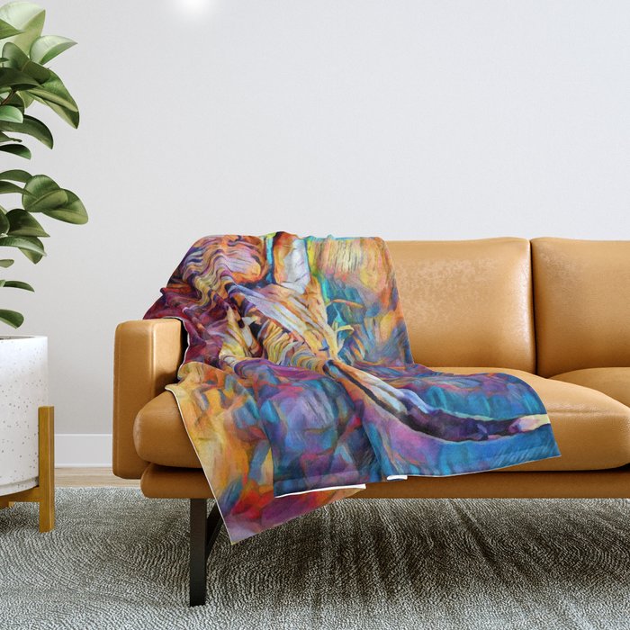 Highland Cow 6 Throw Blanket Gallery Image 1