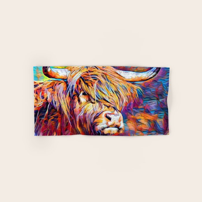 Highland Cow 6 Bath Towel Gallery Image 1