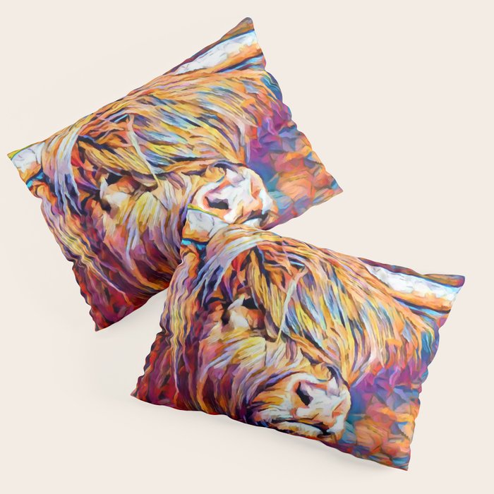Highland Cow 6 Pillow Sham Gallery Image 1