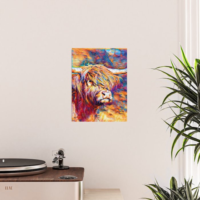 Highland Cow 6 Poster Gallery Image 2