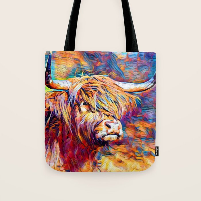 Highland Cow 6 Tote Bag Gallery Image 1