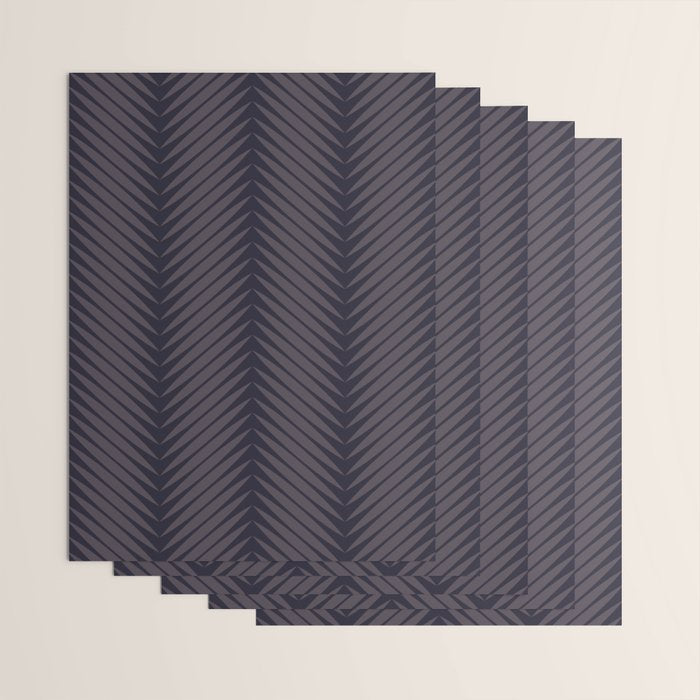 Palm Leaf Pattern - Midnight Wrapping Paper Gallery Image 3