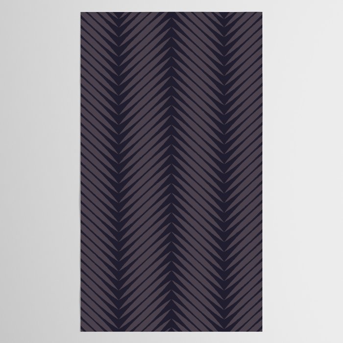 Palm Leaf Pattern - Midnight Tablecloth Gallery Image 2
