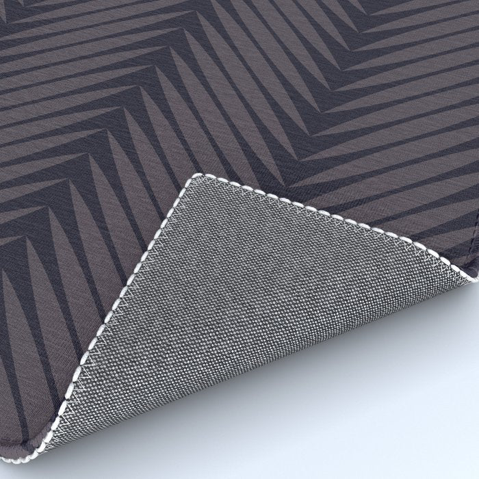 Palm Leaf Pattern - Midnight Rug Gallery Image 4