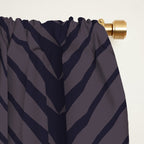 Palm Leaf Pattern - Midnight Window Curtain Gallery Image 2