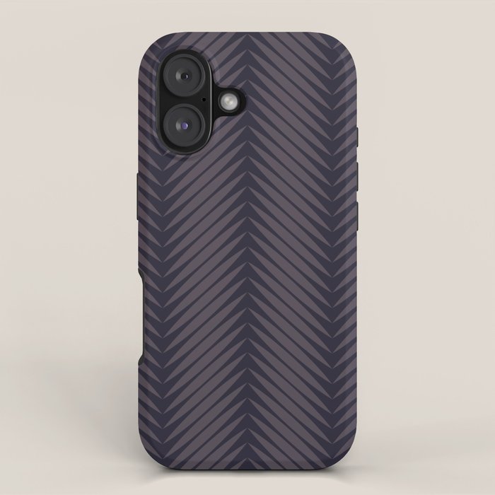Palm Leaf Pattern - Midnight iPhone Case Gallery Image 1