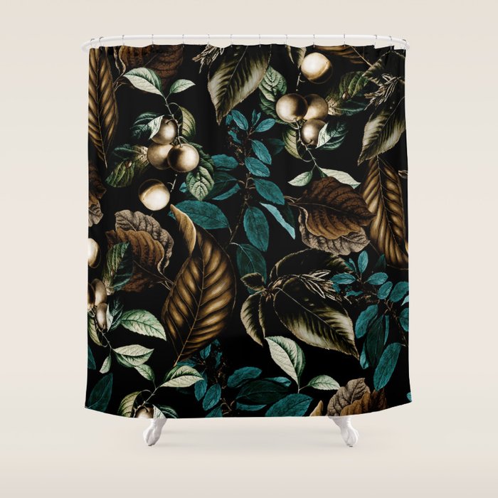 Tropical Night Shower Curtain Gallery Image 1