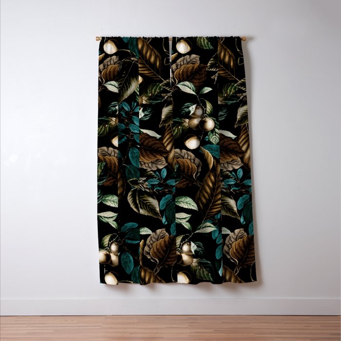 Tropical Night Window Curtain Gallery Image 3