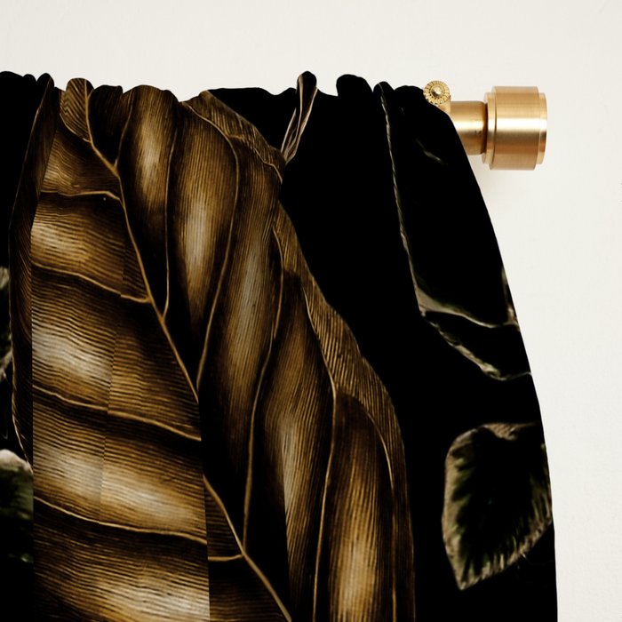 Tropical Night Window Curtain Gallery Image 2