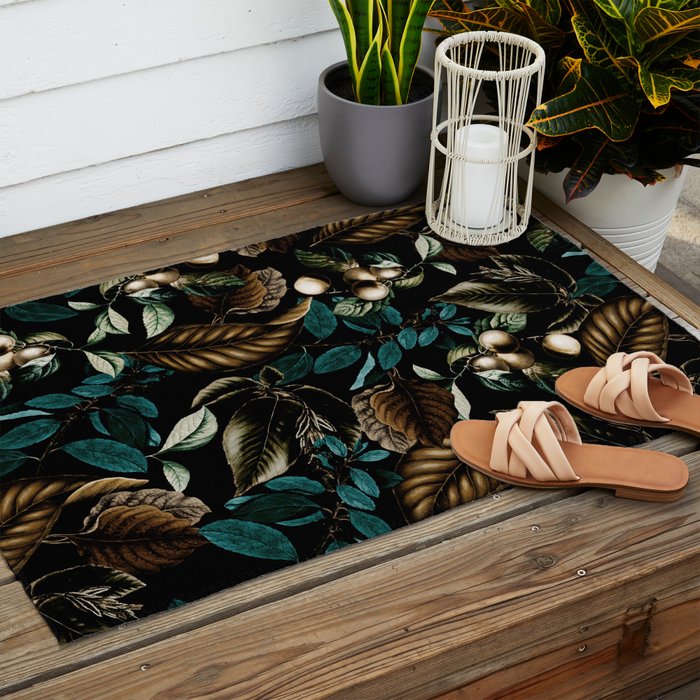 Tropical Night Outdoor Rug Gallery Image 2
