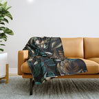 Tropical Night Throw Blanket Gallery Image 1