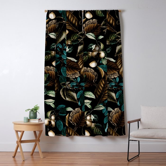 Tropical Night Window Curtain Gallery Image 5