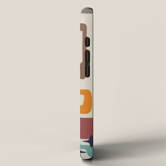 Retro Mid Century Modern Abstract Pattern 224 Atomic Googie iPhone Case Gallery Image 2