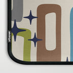 Retro Mid Century Modern Abstract Pattern 224 Atomic Googie Laptop Sleeve Gallery Image 3
