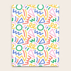 Fun colorful abstract line doodle art pattern Notebook Gallery Image 4